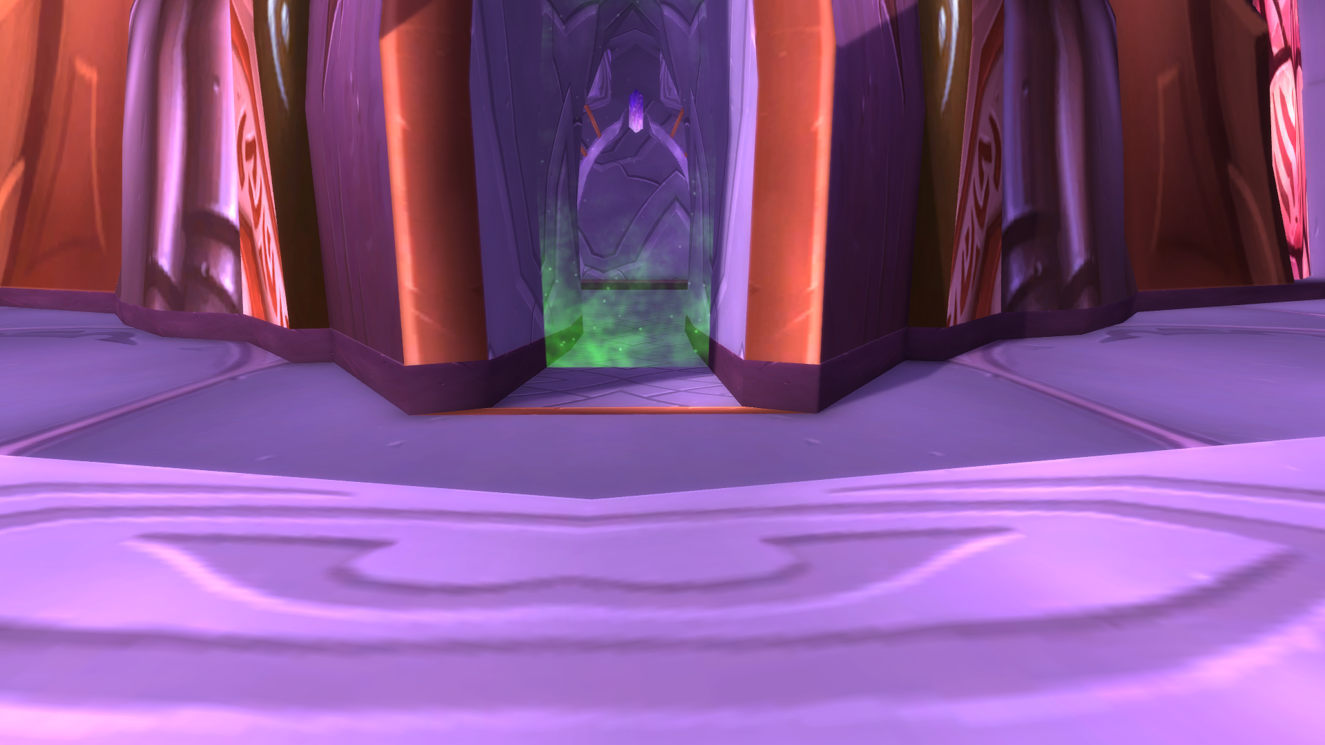 WoW green portal in the passage